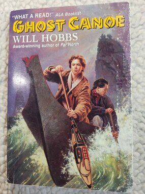 Will Hobbs Ghost Canoe Paperback Avon Camelot 1998 YA Adventure Novel Used